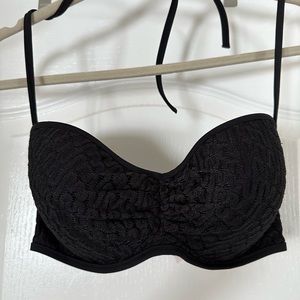 Black bikini top